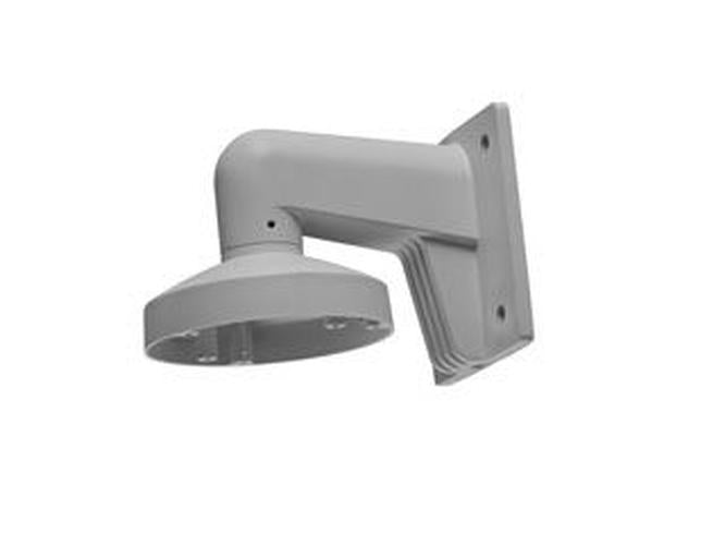 Witte aluminium muurbeugel Hikvision DS-1272ZJ-110 voor dome camera's met robuust wandmontage ontwerp.