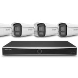 8-Kanaals AcuSense Camera Beveiligingspakket met 1x NVR en 4x 8MP Varifocale Bullet camera | kleur wit | 10% bundel korting