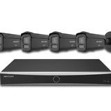 8-Kanaals AcuSense Camera Beveiligingspakket met 1x NVR en 4x 8MP Varifocale Bullet camera | kleur zwart | 10% bundel korting