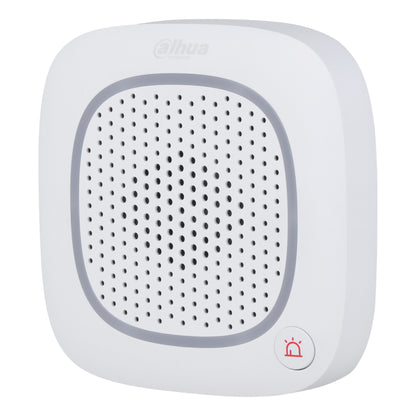 Dahua ARA16-W2 draadloze intercom speaker met paniekknop, vooraanzicht.