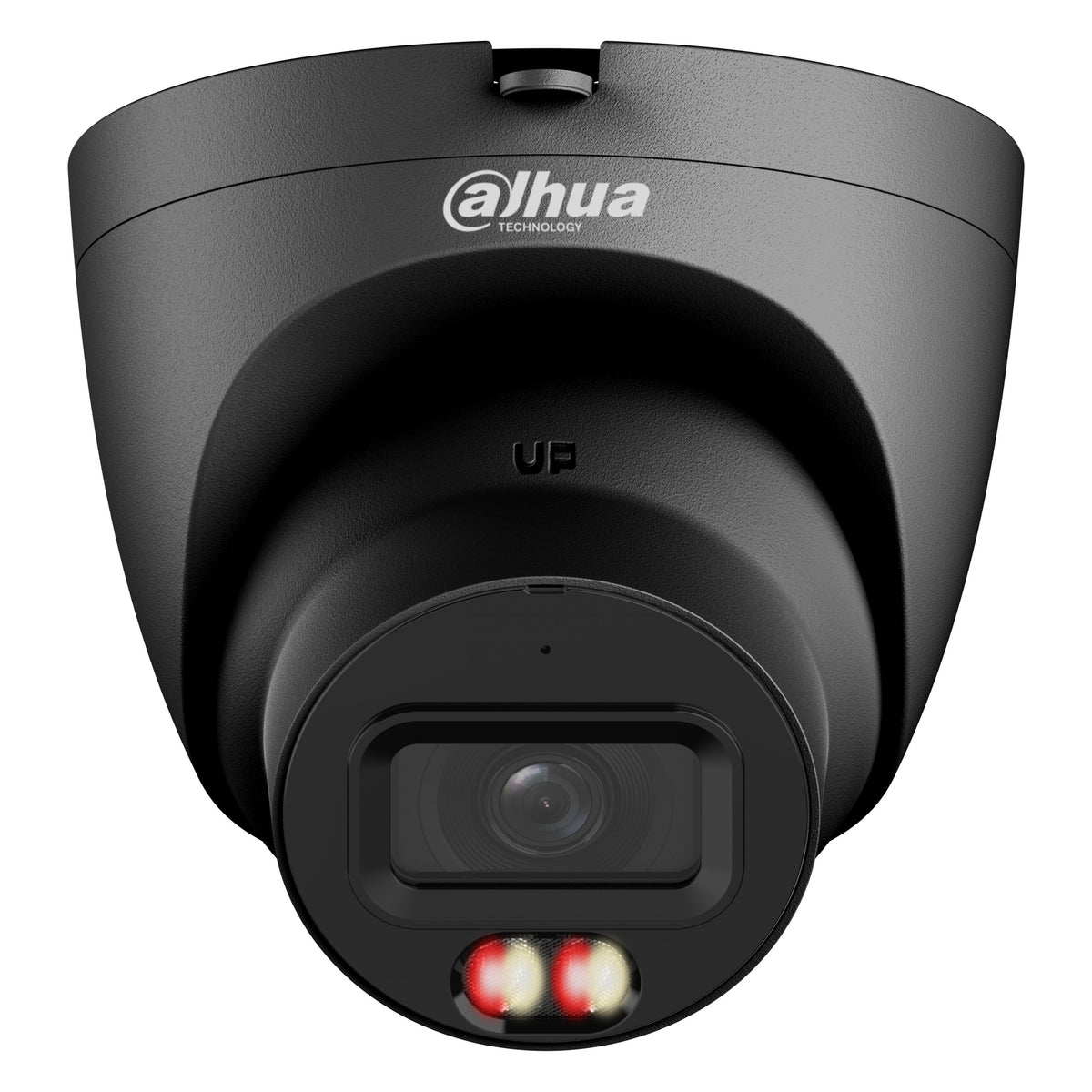 Zwarte Dahua 12MP WizSense Turret DH-IPC-HDW21249TP-S-IL-0280B-S2-Black, productfoto 2