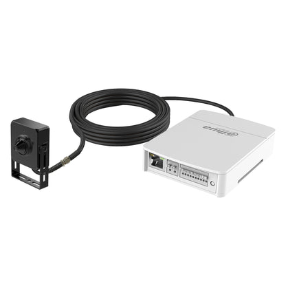 Dahua HUM8241-L4 pinhole lensmodule met kabel, aangesloten op de HUM8241 main box (kitopstelling, main box los verkrijgbaar)