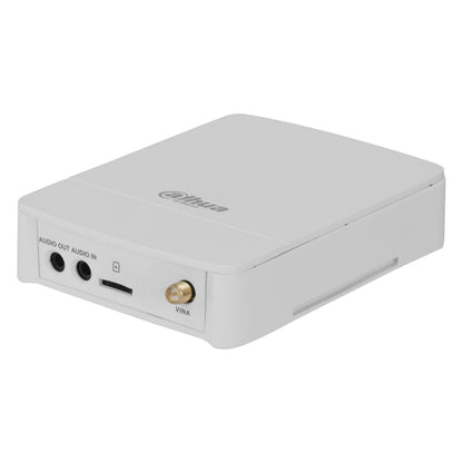 Witte Dahua 2MP WizMind Pinhole Main Box DH-IPC-HUM8241P-E1-S3, schuin vooraanzicht