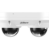 Dahua IPC-HDBW2449F-AS-E2-IL 2.8mm | WizSense 2×4MP | Dual-directional |  Dome Camera