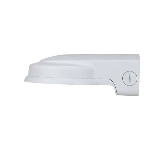 Witte Dahua PFB211WA aluminium muurbeugel voor beveiligingscamera's met corrosiebestendige afwerking.