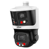 Dahua SDT4E425-8P-GB-APV1 | 2× 4MP PTZ Dual-Lens Panorama Camera | 2× 2.8mm | 180° | Tweeweg Audio | IP67 | Wit