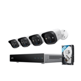 Eufy E40 | 4K | 4x Bullet | 122° | Starlight Color Night Vision | PoE Camera System + 2TB NVR