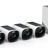 Eufy EufyCam 3 | 4K | Zonnepaneel | 1 Jaar Batterij | Gezichtsherkenning | Set 4 Camera's + Homebase 3