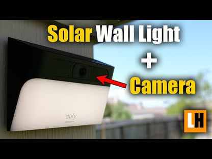 Eufy S120 | Wandlamp + 2K Camera | Zonnepaneel | 300 Lumen | 120° | Kleurennachtzicht | IP65