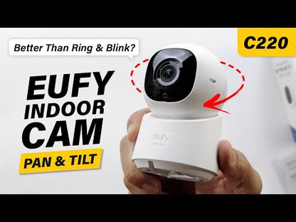 Eufy Indoor Cam C220 | 2K | Pan & Tilt | AI-Detectie | Privacymodus