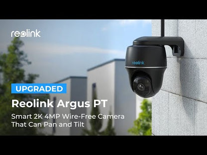 Reolink Argus B430 5MP WiFi Batterij PTZ Dome Buitencamera + Zonnepaneel