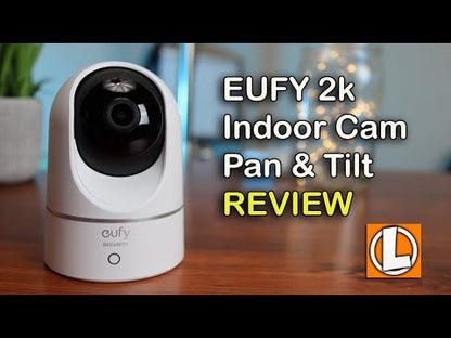 Eufy Indoor Cam 2K | Pan & Tilt | AI-Detectie | Auto-Tracking | 125° | Nachtzicht