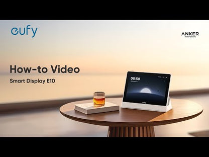 Eufy Smart Display E10 | 8" HD Touchscreen | 4 Camera Feeds | 24u Batterij | HomeBase 3