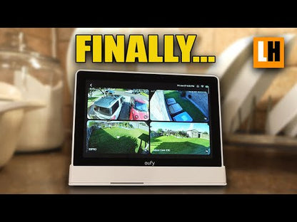 Eufy Smart Display E10 | 8" HD Touchscreen | 4 Camera Feeds | 24u Batterij | HomeBase 3
