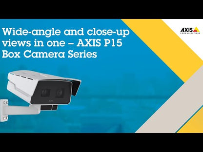 Axis P1518-LE Dual-Sensor PoE Box Buitencamera 8MP + 2MP