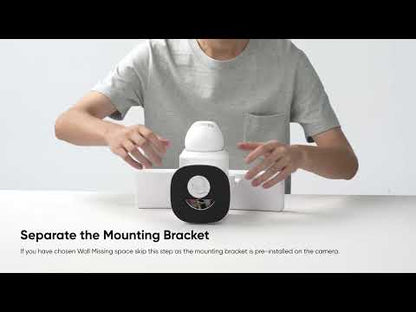 Eufy Floodlight Camera E30 | 2K | 360° Pan-Tilt | 2000 Lumen LED | AI-Tracking Beveiligingscamera