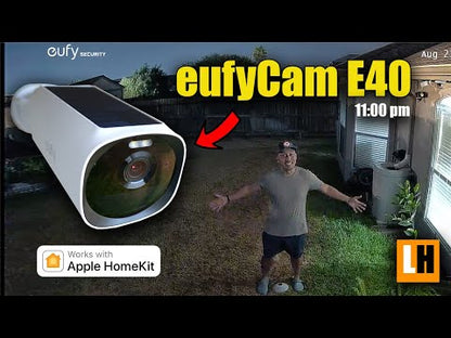 Eufy E40 | 2K | Zonne-energie | MaxColor Nachtzicht | AI-Detectie | Uitbreidingscamera voor HomeBase