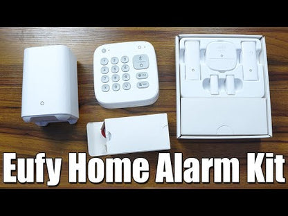 Eufy 5-in-1 Home Alarm Kit | Draadloos | HomeBase + Cijferpaneel + Bewegingssensor + 2 Deur-/Raamsensoren