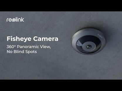 Reolink P520 6MP PoE Fisheye Dome Camera