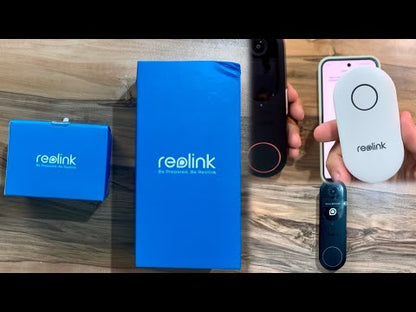 Reolink D340B 4MP Batterij WiFi Video Deurbel Zwart