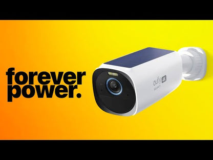 Eufy EufyCam 3 | 4K | Zonnepaneel | 1 Jaar Batterij | Gezichtsherkenning | Set 2 Camera's + Homebase 3