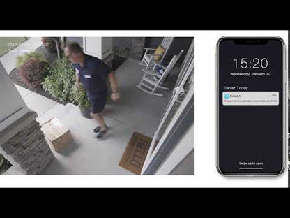 Foscam D4Z | 4MP WiFi PTZ Dome Camera | 4x Optische Zoom | 355° Pan + 90° Tilt | IR Nachtzicht 20m | WiFi 2.4GHz | Plug & Play | IP66 | ONVIF | Wit