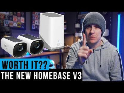 Eufy HomeBase 3 S380 | 16GB Opslag (Max 16TB) | 4K | AI-Detectie | Tot 16 Camera's | 24/7 Opname